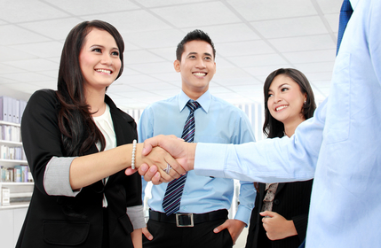 Business Team Shaking Hands